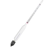 FOYTOKI Professional Alcohol Tester Accurate Glass Hydrometer for Wine Spirits Convenient Reusable Design for Home Brewing Distilling for Wine Making