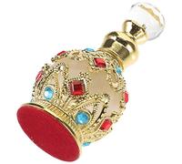 FOYTOKI Refillable Glass Perfume Bottle 15ml Travel Oil Storage Bottle Small Empty Fragrance Container with Gold Ball Suitable for Travel and Personal Care