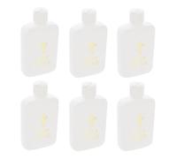 FOYTOKI Refillable Holy Water Bottles, Christian Holy Water Bottle, 6Pcs Empty Plastic Bottles, Leak-Proof with Safety Caps for Church Use, 60ml