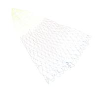 FOYTOKI Replacement Fly Fishing Landing Net with Solid Gelatin Silk Wire Mesh and Colourful Replacement Bag for Anglers, Sturdy Catch Net Accessory for Outdoor Carp Fishing