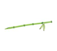 FOYTOKI Retro Green Bamboo Hair Forks with Leaf Pendants Elegant Hair for Traditional Styles for Women and Girls for Buns and Braids