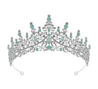 FOYTOKI Rhinestone Headband Metal Material Elegant for Bride with Dazzling Effect Wedding Hair Accessory Enhancing Appearance, for Wedding and Event