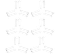 FOYTOKI Rimless Eyeglasses Buckle for Secure Lens Fastening and Convenient Installation 200pcs Dual Plug Repair Tool Compatible with Spectacles for Sports Activities and Frequent Lens