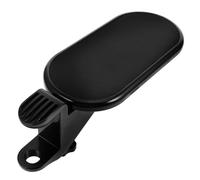 FOYTOKI Rotatable Mini Foldable Desk Armrest Attachment Black with Flat Pad Universal Computer Arm Rest Extender for Office Desk Clamp and Workspace Support