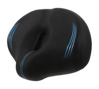 FOYTOKI Saddle Fatigue Wide Breathability with Enhanced Extra 12 Padded Inch Ergonomic Noseless Seat Cushion Reduction, Comfortable Bike for Men and Women, for Mountain and City Bikes
