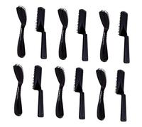 FOYTOKI Salon Hair Coloring Combs Set 20pcs Hair Dyeing Tools with Square and Oval Combs for Highlight and Tint Application