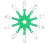 FOYTOKI Scratch Off Ticket Scratcher Tool 10Pcs Portable Plastic with Keychain for Use on Flat or Curved Surfaces in Lottery Games