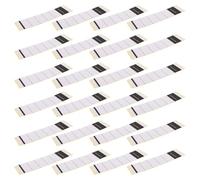 FOYTOKI Self-Adhesive Folder Spine Label Stickers and Versatile Application 50 Pcs White Paper File Folder Tags with Quick Content Updates for Organising Files for Office and Archives
