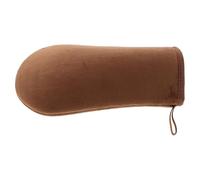 FOYTOKI Self Tanner Mitt Glove for Body Lotion Application, Flocked Self Tanning Mitt with Straight Edge Design, Suitable for Even Sunless Tanning on Back and Arms