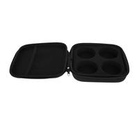 FOYTOKI Shockproof Yo-yo Case Yoyo Ball Storage Bag 7.47x7.47x2.36in Portable Lightweight Multi-Slots with Handle Strap for Small Items Storing Your Collection at Home