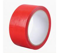 FOYTOKI Single-sided Strong Adhesive Cloth Duct Tape and Waterproof Packing Red 5cm X 1 Waterproof Fabric Base Tape with Corrosion Resistance and Insulation for Carpet Seams Joining