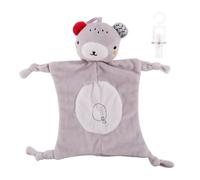 FOYTOKI Soothing Towel Cute Pattern Comforter for Soft Towel for Newborns Promotes Cognitive Development and Sensory Play