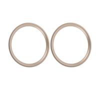 FOYTOKI Speaker Reduction Decorative 2pcs for Golden Subwoofer Inch Rings, Plastic Material with Enhanced Sound Clarity and Vibration Noise DIY Upgrade and Home Audio and Room