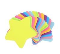 FOYTOKI Star Shaped Notepads Self Stick Note Pack 16pcs Strong Adhesion Portable Paper Note Tabs for School and Office