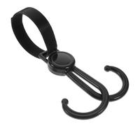 FOYTOKI Sturdy Double Hook Stroller Hanger Convenient Shopping Trolley Hook for Bags Wheelchairs Prams Lightweight Design for Daily Use and Burden Relief