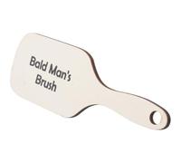 FOYTOKI Styling Large Wide Tooth Comb Pranks Comb Prop Wood Material Exceptional Durability Gentle on Scalp Stylish Elegant Bald Man Clown Costumes Comedy Acts