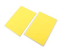 FOYTOKI Taekwondo Breaking Board 6Mm Yellow Plastic Training Board for Taekwondo Practice and Grading