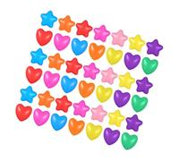 FOYTOKI Thickened Star Heart Ocean Ball Pit Balls for Boys and Girls 100pcs for Toddlers for Indoor Playpen Birthday Parties and Swimming Pits