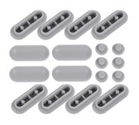 FOYTOKI Toilet Seat Bumpers 18Pcs Water-Resistant Non-Rubber Pads Removable Design for Home Hotel Public Restrooms Compatible Seats