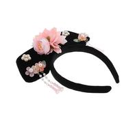 FOYTOKI Traditional Hair Hoop Elegant Qing Headband for Girls Vintage Chinese Hair Accessories for and Photo Sessions Comfortable Craftsmanship