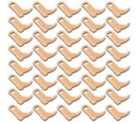 FOYTOKI Unfinished Wood Cowboy Boots 150Pcs Wooden Cutouts for Craft Projects and Special Gatherings with Small Boot Embellishments and Durable Hanging Ornaments
