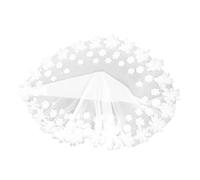 FOYTOKI Unique Floral Accents Bridal Headpiece Comfortable Fit Elegant Wedding Veil for Every Occasion for Weddings Parties and Celebrations