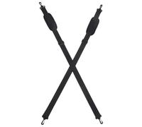 FOYTOKI Universal Adjustable 63 Inch Shoulder Strap with Cushion Pad, Replacement Black Nylon Crossbody Strap for Laptop Bags, Messenger, Duffel, Travel, and Backpack Accessories