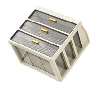 FOYTOKI Vanity Makeup Organizer Cosmetics Storage Case for Lipstick Perfume and Hair Accessories Stylish Countertop Display for Skincare and Jewelry Organization