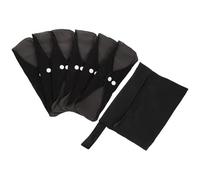 FOYTOKI Washable Sanitary Pads Reusable Menstrual Pads Comfortable Fabric Bamboo Charcoal Fiber Absorbent for Women Menstrual Care