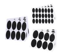 FOYTOKI Waterproof Spice Jar Stickers Set, 148pcs Chalkboard Label Stickers for Seasoning Bottles, Black Matte Oval Self-Adhesive Labels for Kitchen Canisters Organization