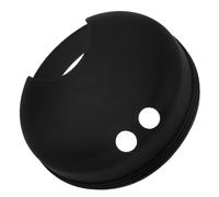 FOYTOKI Wide Mouth Plastic Splash Guard for Easy Sipper Water Bottles Anti-spill Drink Cup Cap Accessory with Secure Fit Easy to Clean Inner Lid in Black for Water Cup Protection