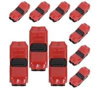 FOYTOKI Wire Connectors Secure and Stable 10pcs Quick Splice 2 Pin Low Voltage 2 Way H Shaped Plastic Terminals for Electrical Projects Automotive Upgrades