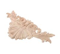 FOYTOKI Wood Carved Applique for Cabinets and Walls Solid Wood Decorative Trim Molding with Elegant European Style Enhancing Furniture and Creative DIY for Bedroom and Living Room Décor