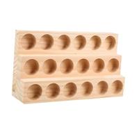 FOYTOKI Wood Essential Oil Rack Bottle Storage Shelf for Home Essential Oil Shelf Organizer for Storing Bottles Like Peppermint Frankincense