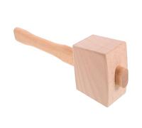 FOYTOKI Wood Mallet Carpenter Mallet 9.5-inch Solid Beech Woodworking Hand Tool for Woodworking and Camping