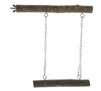 FOYTOKI Wooden Bird Swing for Parakeets and Small Parrots Safe and Reliable Bird Cage with Natural Wood Material and Cage Accessories for Indoor Use