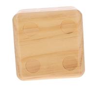 FOYTOKI Wooden Dice Lawn Game Practical Dice for Backyard Parties Safe Corners for Lawn Games and Outdoor Fun