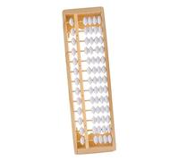 FOYTOKI Wooden Educational Abacus Arithmetic Abacus Student Calculating Vintage Chinese Math Toy Rods Beads Boys and Girls Math Learning Toy