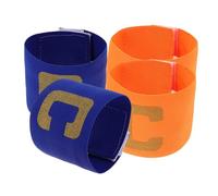 FOYTOKI Youth Soccer Captain Armband Nylon Material 4pcs with Secure Wraparound Design and Comfortable Fit Suitable for Soccer Matches and Competitions