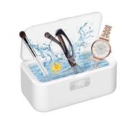Foyucool 800 ML Ultrasonic Cleaner, 49000Hz Jewellery Cleaner with Digital Display, 90/180/280/380/480 sec Mode, Ultrasonic Jewellery Cleaning Machine for Glasses, Rings, Coins