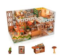 Foyucool DIY Miniature House Kit for Adults, Dream Nook | Tiny House Craft Kit with LED Lights, Cozy Home Decor, Unique Gift for Christmas, Birthdays, Mother's & Valentine's Day