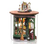 Foyucool DIY Miniature House Kit, Model Kits with Furnitures, 1:24 Mini House Making Kit for for Adult to Building, Easter Day/Home Decorations/Gifts for Friends, Magic Shop