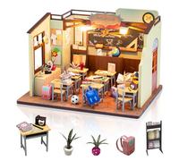 Foyucool DIY Miniature House Kits, Tiny House Kit, Doll House Kits for Adults to Building, Unique Gift for Birthday Mothers Day, Classroom