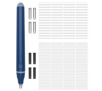 Foyucool Electric Eraser (220pcs Refills Included), 2 Eraser Sizes (2.3mm 5mm), Battery Operated, Automatic Portable Pencil Eraser, Electric Rubber for Drafting, Sketching, Office, Painting, Blue