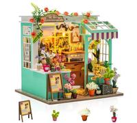 Foyucool Miniature House Kit for Adults, Secret Garden Cottage, DIY Diorama Model Building with Furniture, Creative Craft Kit for Bookshelf Decoration, Unique Gift for Birthday, Mother's Day
