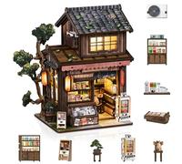 Foyucool Miniature House Kit for Adults, Spring Grocery, DIY Diorama Model Building with Furniture, Creative Craft Kit for Bookshelf Decoration, Unique Gift for Birthday, Mother's Day