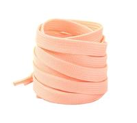 Fozobaiy Flat Trainers Shoe laces, 8mm Wide Shoe Lace for Sneakers, Premium Trainer Shoe String, Replacements for Athletic Sport Shoelaces (Orange Pink,23 inch/60cm(1 Pair))