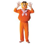 Fozzy Bear Boys Fancy Dress Disney The Muppets Kids Childs Costume Outfit + Mask