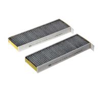 MANN-FILTER FP 29 003-2 Cabin Air Filter - FreciousPlus Biofunctional Pollen Filter - (set of 2) for Cars + Transporters