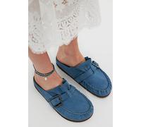 FP Collection After Riding Mules by Free People in Dusty Blue, Size: US 8 - female